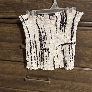 Black and White Women's Tube Top